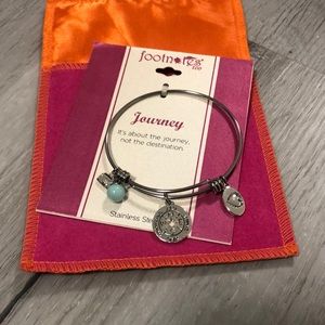 Footnotes Too • Stainless Steel Journey Bracelet
